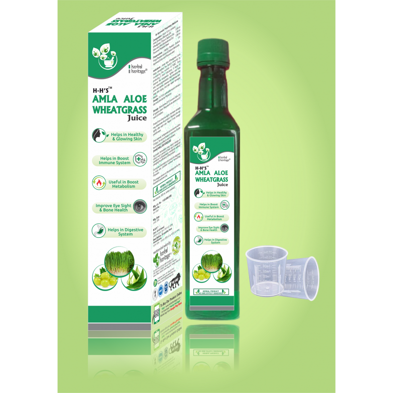 H-H'S Amla Aloe Wheatgrass Juice, Buy Herbal Juice Online